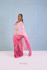 Rabia Pink Shaded Cotton Saree